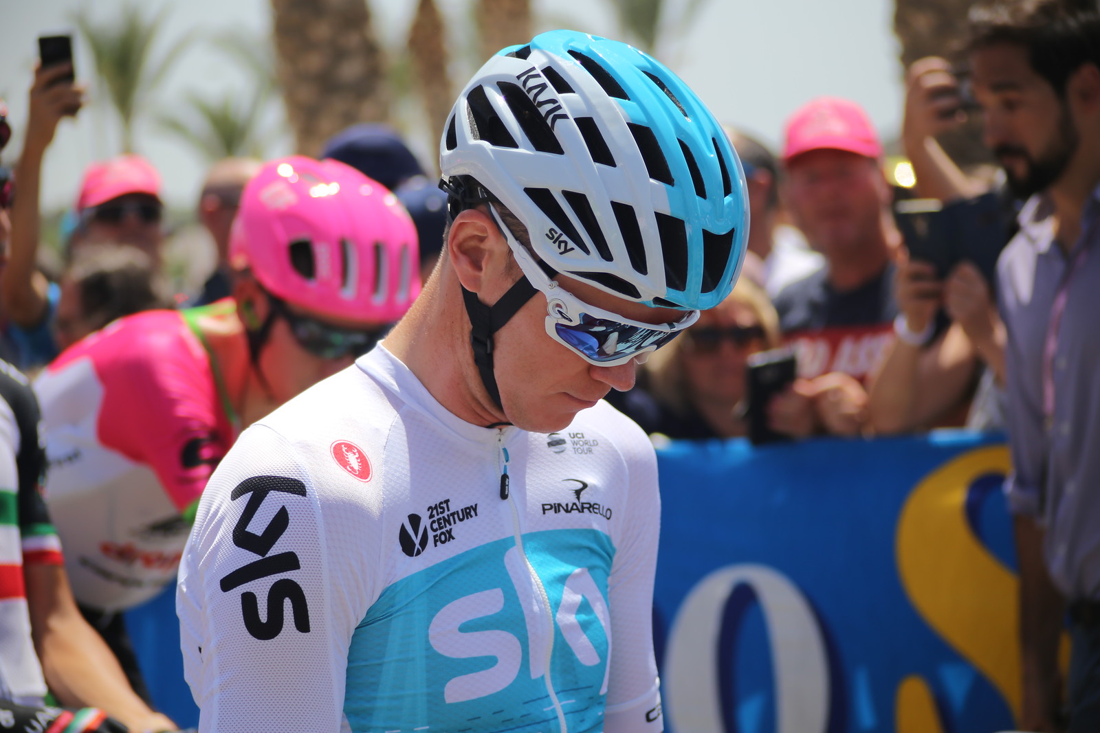 Chris Froome at Giro d'Italia